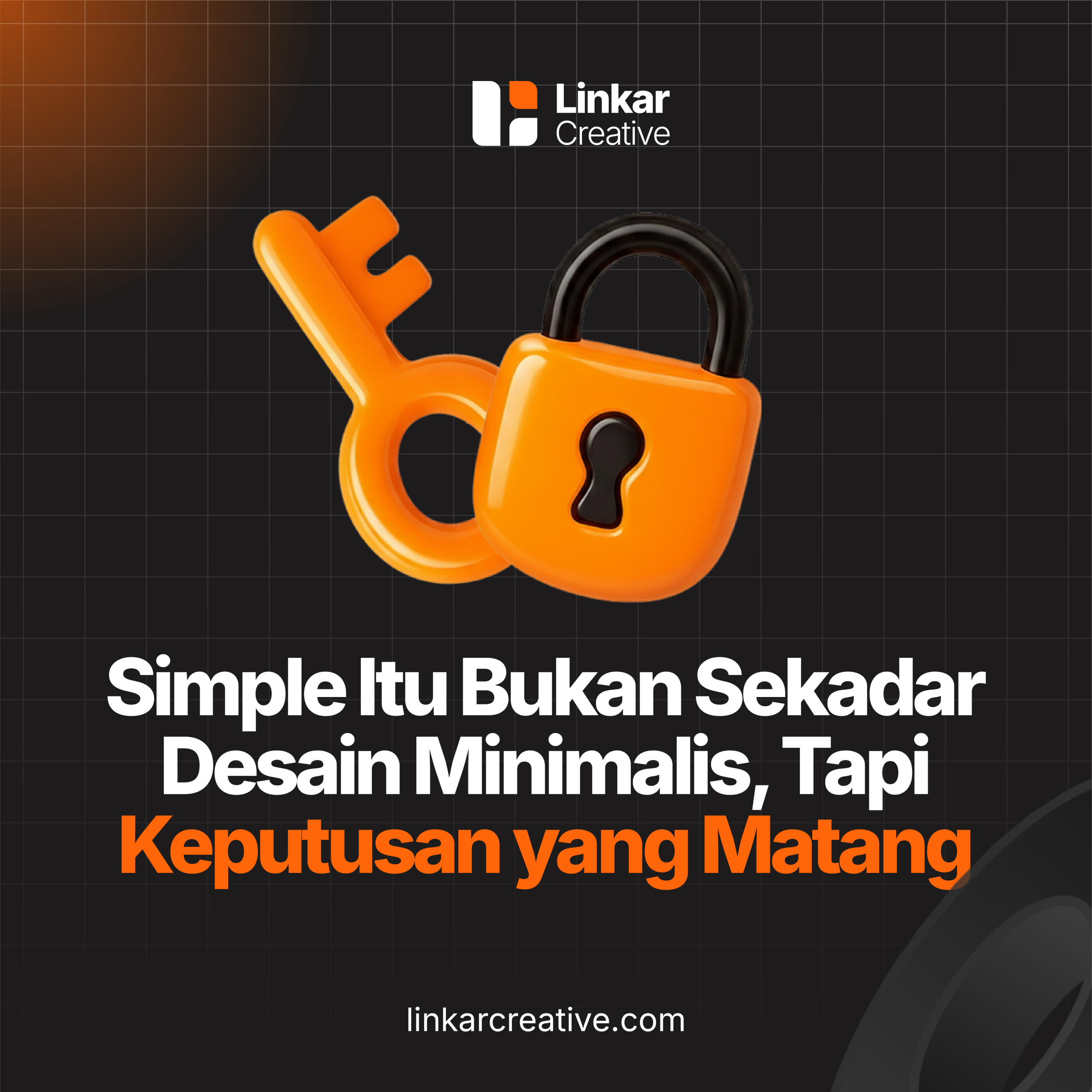 Digital Agency Jakarta, Desain Minimalis